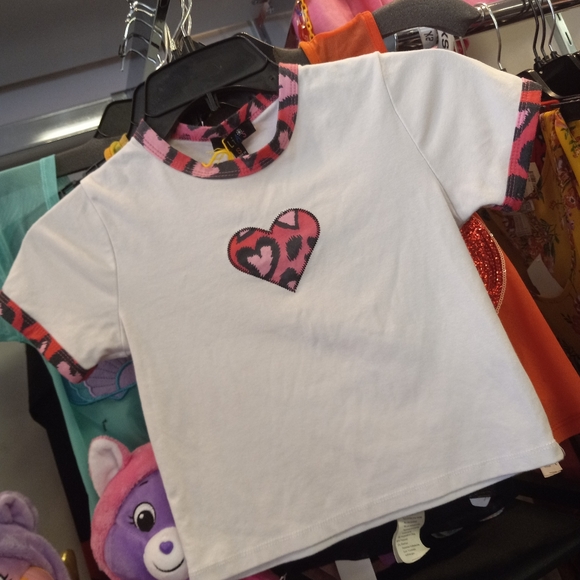 Delias vintage leo heart baby doll cropped tee - Picture 3 of 5